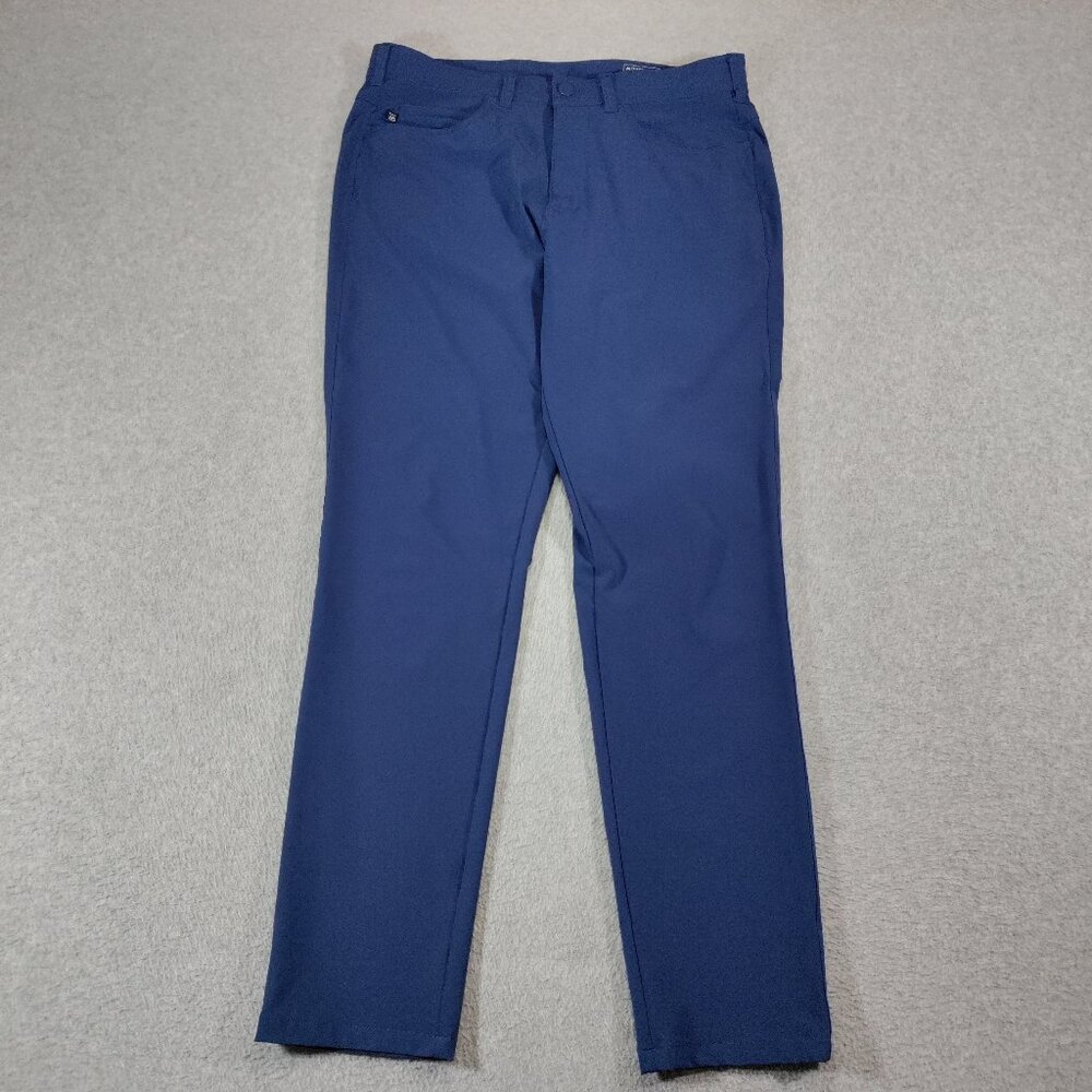 Mizzen+Main Helmsman 5 Pocket Pants Men 32x30 (33x30) Blue Slim Fit